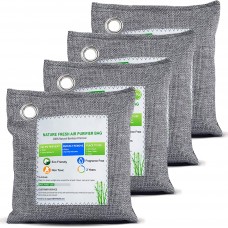Bamboo Charcoal Bags Odor Absorber x4Pcs